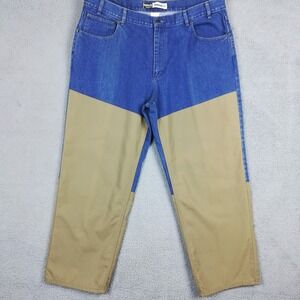 Guide Series Mens Jeans Relaxed Fit Brush Briar Guard‎ Blue Denim Medium 36x30